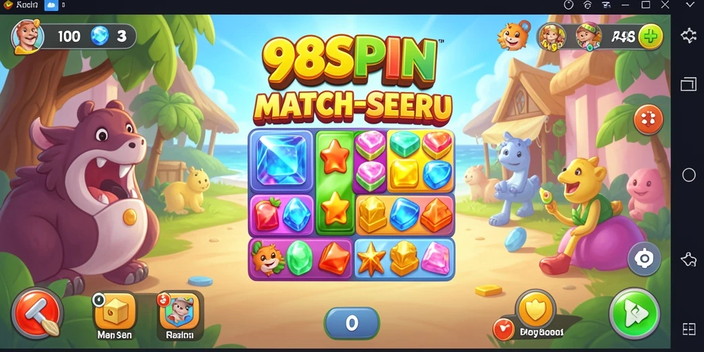 Tampilan gameplay menarik <strong>98SPIN</strong> yang seru dan penuh warna.