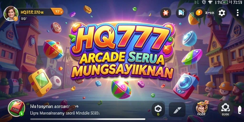 Tampilan gameplay seru dari HQ777 dengan aksi menantang.