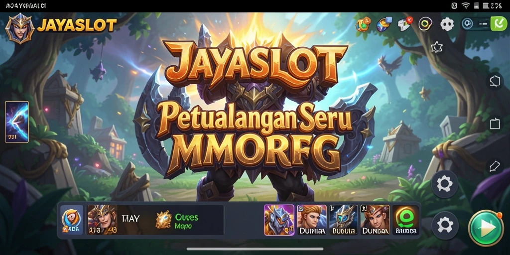 Tampilan gameplay menarik dari JAYASLOT yang menyuguhkan pertempuran seru.