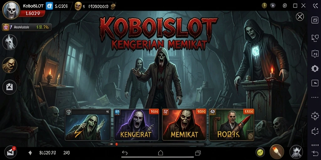 Pengalaman gameplay menyeramkan di dunia KOBOISLOT.