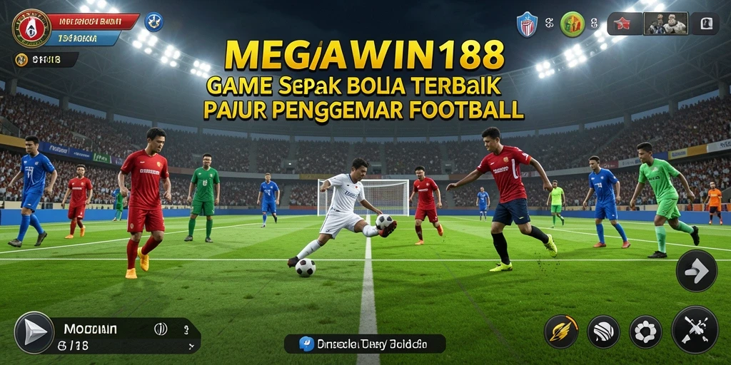 Gameplay menarik MEGAWIN188 dengan aksi sepak bola yang mendebarkan.