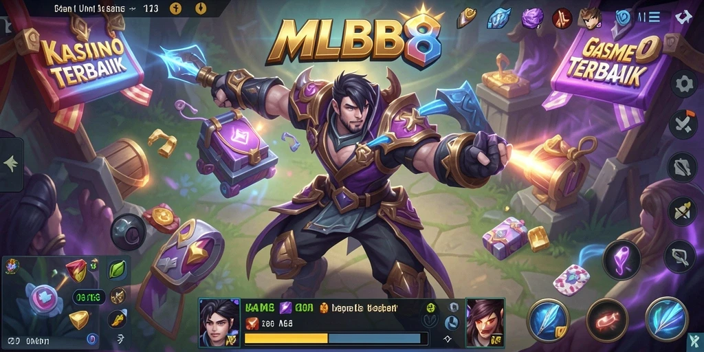 Screenshot gameplay MLBB8 menampilkan keseruan permainan Kasino yang interaktif.