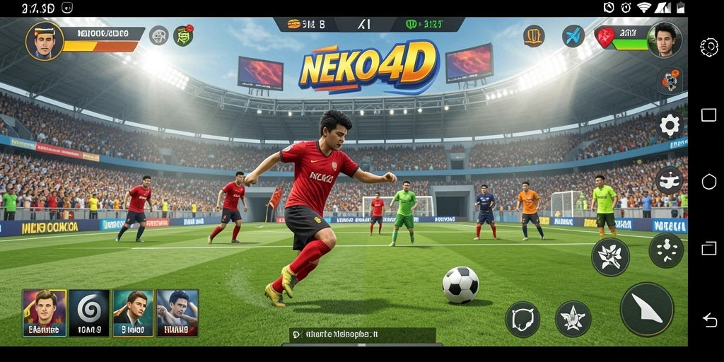 Screenshot gameplay NEKO4D menampilkan aksi kompetitif yang mendebarkan.